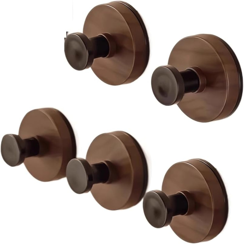 Wood Grain Twist-Lock Suction Wall Hook | Removable Vanity Storage Hook