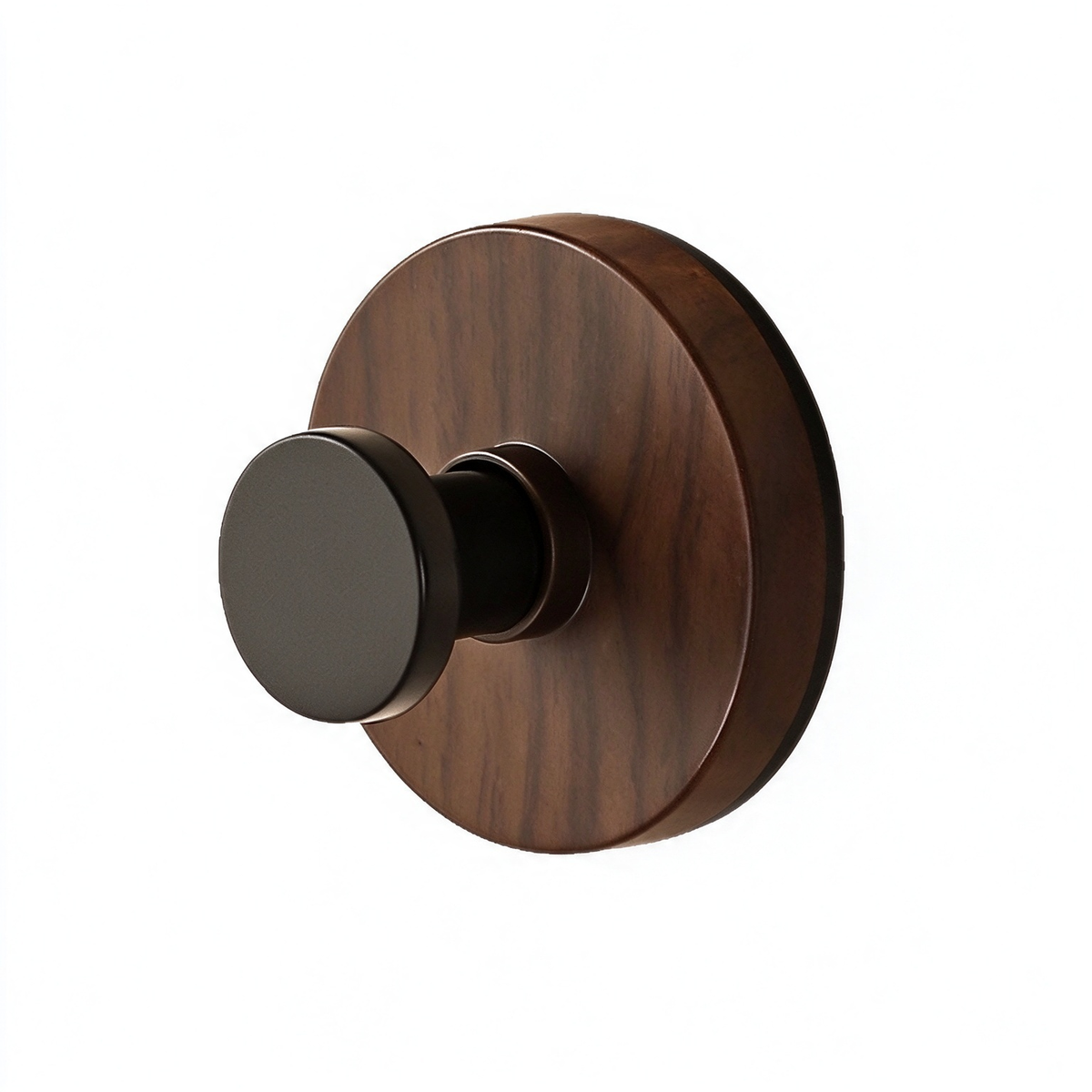 Wood Grain Twist-Lock Suction Wall Hook | Removable Vanity Storage Hook